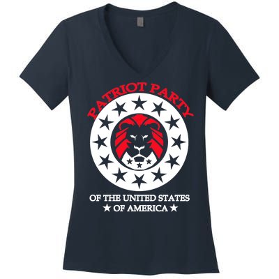 Patriot Party Of The United States Of America Women's V-Neck T-Shirt