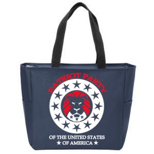 Patriot Party Of The United States Of America Zip Tote Bag