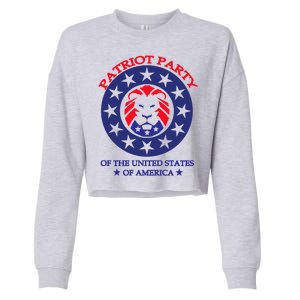 Patriot Party Of The United States Of America Cropped Pullover Crew