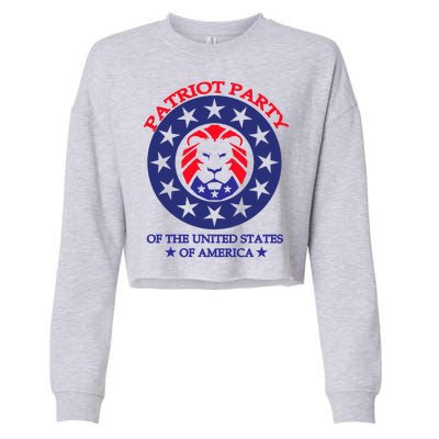 Patriot Party Of The United States Of America Cropped Pullover Crew