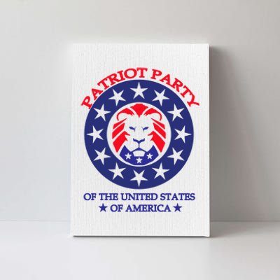 Patriot Party Of The United States Of America Canvas