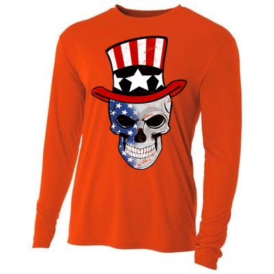 Patriot Skull Cooling Performance Long Sleeve Crew