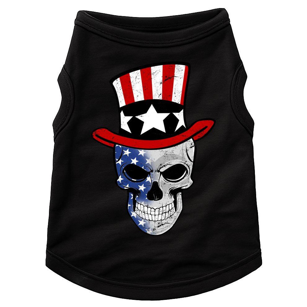 Patriot Skull Doggie Tank
