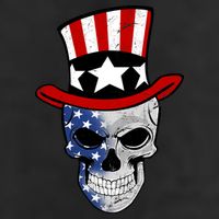 Patriot Skull 11oz C Handle Ceramic Mug