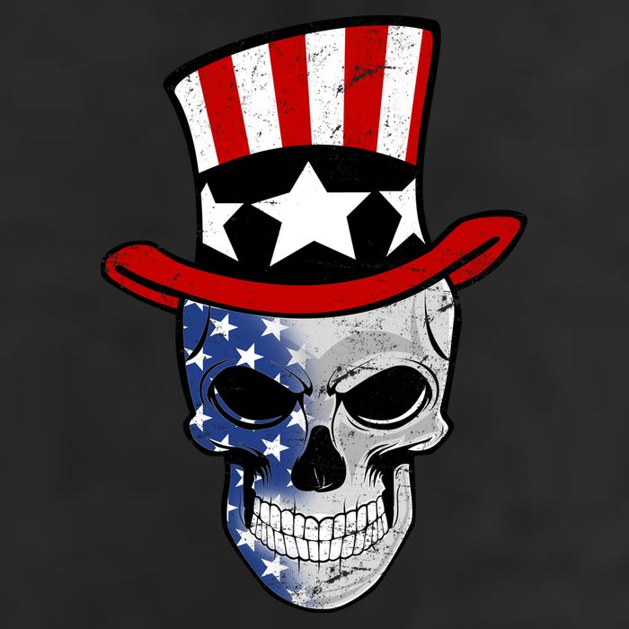 Patriot Skull 11oz C Handle Ceramic Mug