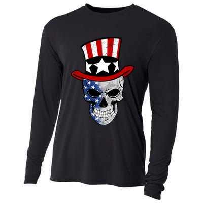 Patriot Skull Cooling Performance Long Sleeve Crew