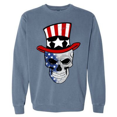 Patriot Skull Garment-Dyed Sweatshirt