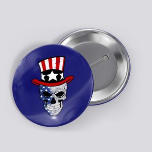 Patriot Skull Button