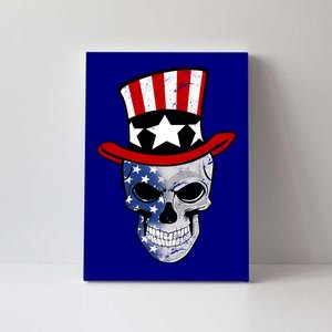 Patriot Skull Canvas