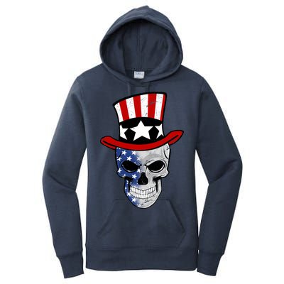 Patriot Skull Women's Pullover Hoodie