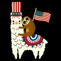 Patriot Sloth Llama Impact Tech Backpack