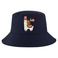 Patriot Sloth Llama Cool Comfort Performance Bucket Hat