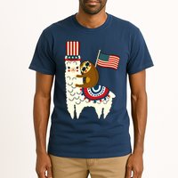 Patriot Sloth Llama Tall T-Shirt
