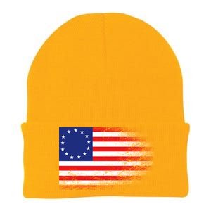 Patriotic 13 Colonies Flag Betsy Ross Knit Cap Winter Beanie