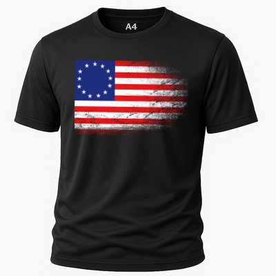 Patriotic 13 Colonies Flag Betsy Ross Performance Shirt