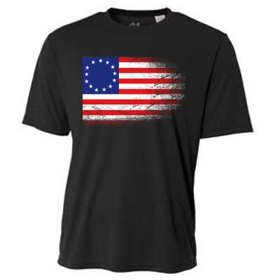 Patriotic 13 Colonies Flag Betsy Ross Cooling Performance Crew T-Shirt