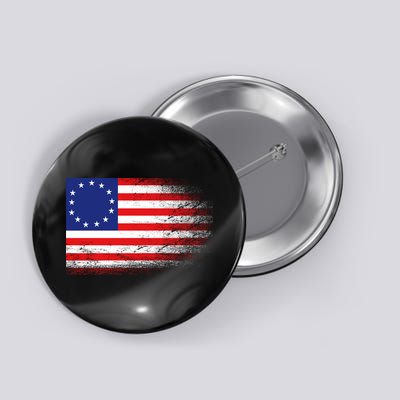 Patriotic 13 Colonies Flag Betsy Ross Button