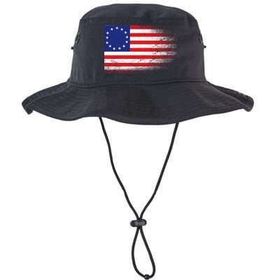 Patriotic 13 Colonies Flag Betsy Ross Legacy Cool Fit Booney Bucket Hat