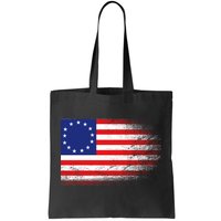 Patriotic 13 Colonies Flag Betsy Ross Tote Bag