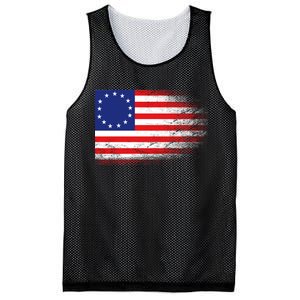 Patriotic 13 Colonies Flag Betsy Ross Mesh Reversible Basketball Jersey Tank