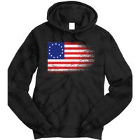 Patriotic 13 Colonies Flag Betsy Ross Tie Dye Hoodie