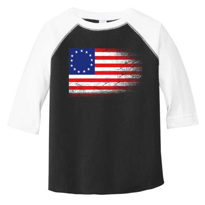 Patriotic 13 Colonies Flag Betsy Ross Toddler Fine Jersey T-Shirt