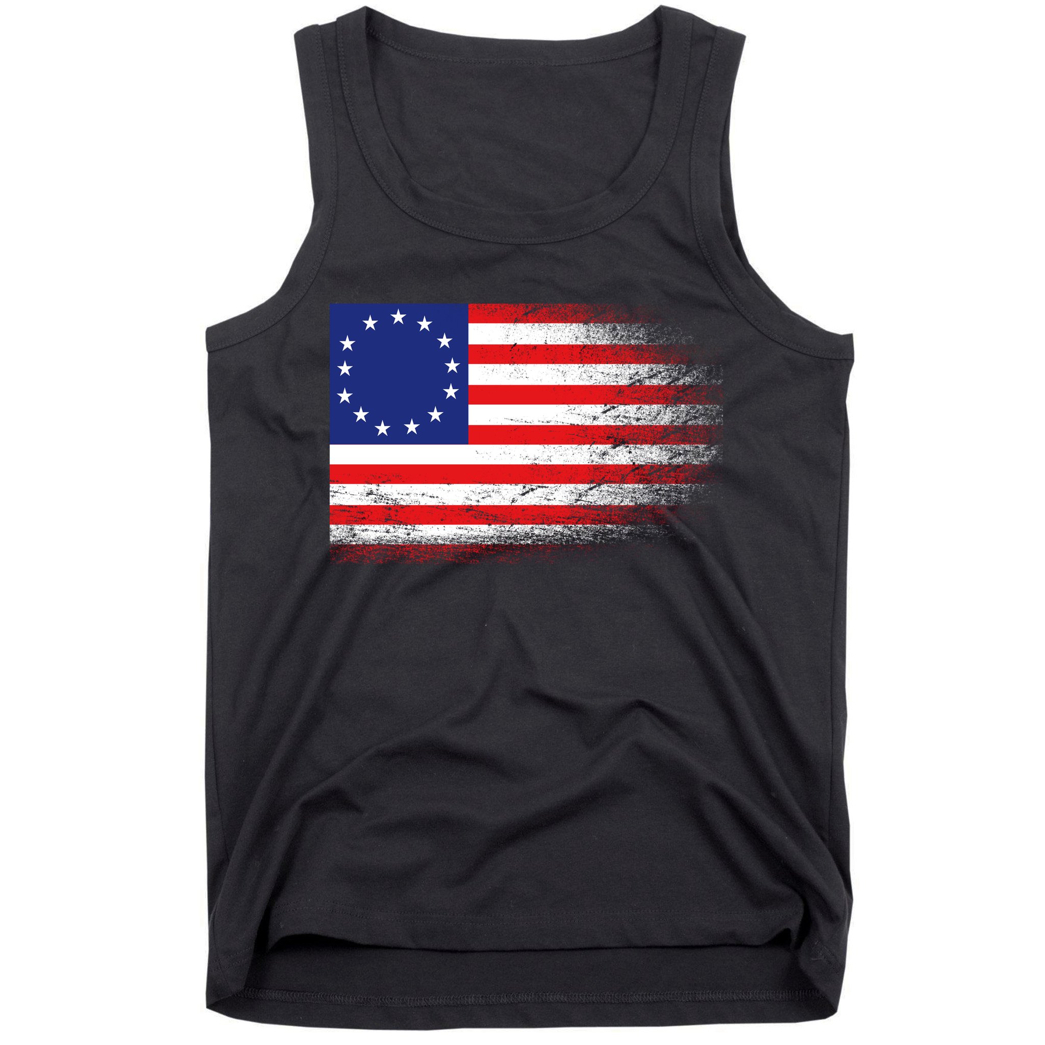 Patriotic 13 Colonies Flag Betsy Ross Tank Top