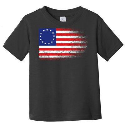 Patriotic 13 Colonies Flag Betsy Ross Toddler T-Shirt