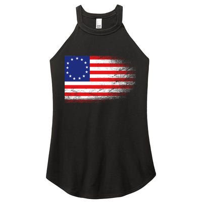 Patriotic 13 Colonies Flag Betsy Ross Women’s Perfect Tri Rocker Tank