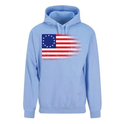 Patriotic 13 Colonies Flag Betsy Ross Unisex Surf Hoodie