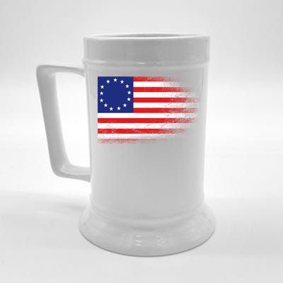 Patriotic 13 Colonies Flag Betsy Ross Beer Stein