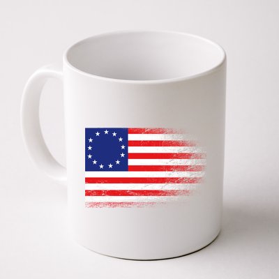 Patriotic 13 Colonies Flag Betsy Ross Coffee Mug