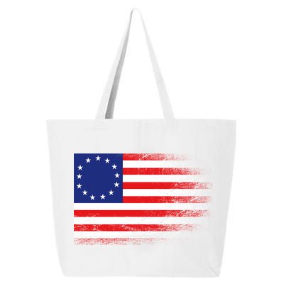 Patriotic 13 Colonies Flag Betsy Ross 25L Jumbo Tote