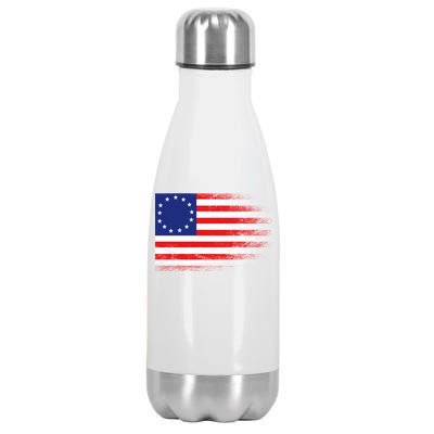 Patriotic 13 Colonies Flag Betsy Ross Stainless Steel Insulated Water Bottle