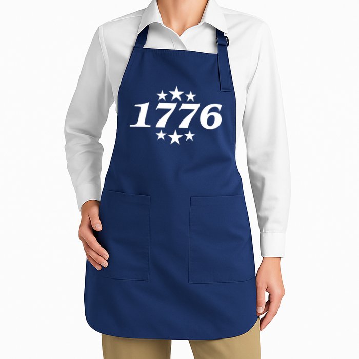Patriotic 1776 USA 4th of July Stars Apron