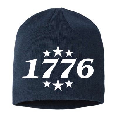 Patriotic 1776 USA 4th of July Stars Sustainable Beanie