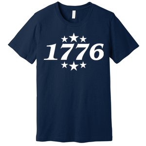 Patriotic 1776 USA 4th of July Stars Premium T-Shirt