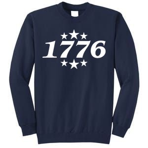 Patriotic 1776 USA 4th of July Stars Tall Sweatshirt