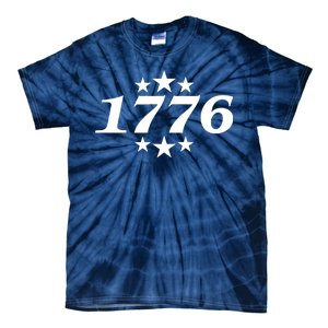 Patriotic 1776 USA 4th of July Stars Tie-Dye T-Shirt