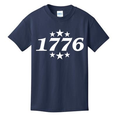 Patriotic 1776 USA 4th of July Stars Kids T-Shirt