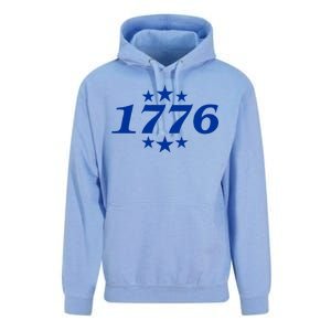 Patriotic 1776 USA 4th of July Stars Unisex Surf Hoodie