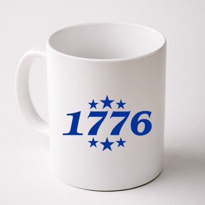 Patriotic 1776 USA 4th of July Stars Coffee Mug