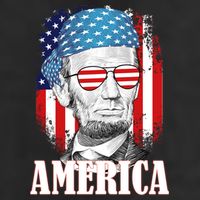 Patriotic Abraham Lincoln America 11oz C Handle Ceramic Mug