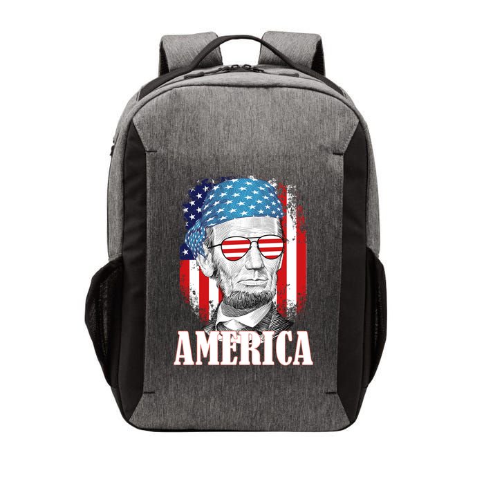 Patriotic Abraham Lincoln America Vector Backpack