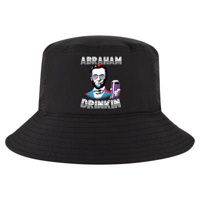 Patriotic Abraham Lincoln Drinkin Cool Comfort Performance Bucket Hat