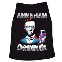 Patriotic Abraham Lincoln Drinkin Doggie Tank