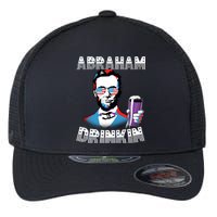 Patriotic Abraham Lincoln Drinkin Flexfit Unipanel Trucker Cap