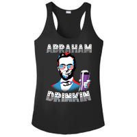 Patriotic Abraham Lincoln Drinkin Ladies PosiCharge Competitor Racerback Tank