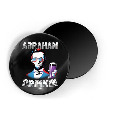 Patriotic Abraham Lincoln Drinkin Magnet