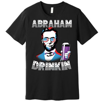 Patriotic Abraham Lincoln Drinkin Premium T-Shirt